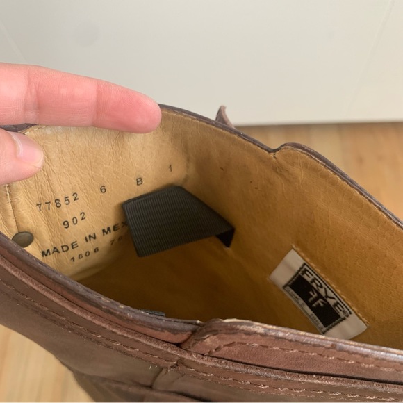 Frye Carmen Three Strap Leather Boots - Picture 6 of 7